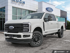 NEW 2026 Ford F-350 Super Duty Platinum - Star White Tri-coat Metallic Exterior - $116,043 - Stock #E60392 - VIN 1FT8W3BT6TED89079