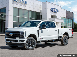 NEW 2026 Ford F-350 Super Duty Platinum - Star White Tri-coat Metallic Exterior - $120,989 - Stock #E60567 - VIN 1FT8W3BM4TEE27904