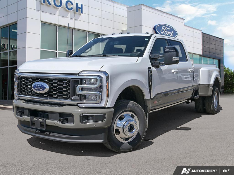 NEW 2026 Ford F-350 Super Duty King Ranch DRW - Star White/marsh Grey Accent Exterior / JAVA LEATHER Interior - $120,616 - Stock #E60586 - VIN 1FT8W3DM1TEE28795 - Photo 1