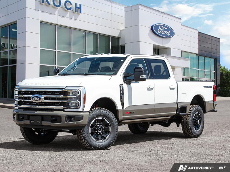 NEW 2026 Ford F-350 Super Duty King Ranch Tremor - Star White/marsh Grey Accent Exterior / JAVA LEATHER Interior - $129,817 - Stock #E60602 - VIN 1FT8W3BMXTEE24019 - Photo 1