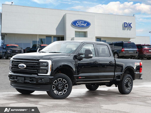 NEW 2026 Ford F-350 Super Duty Platinum - Agate Black Exterior - $118,435 - Stock #D60306 - VIN 1FT8W3BM5TED97599