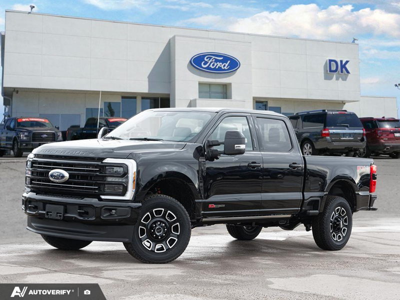 NEW 2026 Ford F-350 Super Duty Platinum - Agate Black Exterior / BLACK ONYX/BLUE LEATHER Interior - $118,435 - Stock #D60306 - VIN 1FT8W3BM5TED97599 - Photo 1