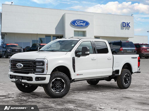 NEW 2026 Ford F-350 Super Duty Platinum - Star White Tri-coat Metallic Exterior - $123,675 - Stock #D60358 - VIN 1FT8W3BM1TEE07738