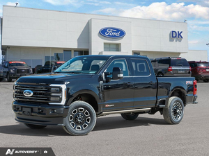 NEW 2026 Ford F-350 Super Duty Platinum - Agate Black Exterior - $118,435 - Stock #D60434 - VIN 1FT8W3BM6TEE29167