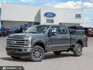 NEW 2026 Ford F-350 Super Duty Platinum - Carbonized Grey Metallic Exterior - $121,995 - Stock #D60451 - VIN 1FT8W3BM2TEE31708
