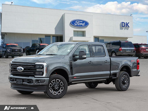 NEW 2026 Ford F-350 Super Duty Platinum - Carbonized Grey Metallic Exterior - $118,435 - Stock #D60444 - VIN 1FT8W3BMXTEE27115