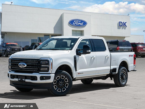 NEW 2026 Ford F-350 Super Duty Platinum - Star White Tri-coat Metallic Exterior - $118,264 - Stock #D60638 - VIN 1FT8W3BM4TEE13999