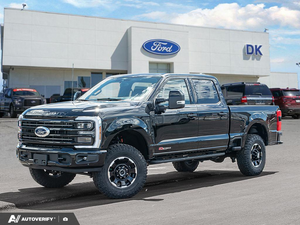 NEW 2026 Ford F-350 Super Duty Platinum - Agate Black Metallic Exterior - $120,930 - Stock #D60703 - VIN 1FT8W3BM4TED65193