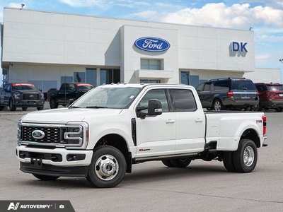 NEW 2026 Ford F-350 Super Duty Platinum - Star White Tri-Coat Exterior - $121,217 - Stock #D60704 - VIN 1FT8W3DM0TEE32921