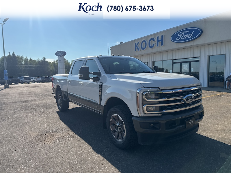 NEW 2026 Ford F-350 Super Duty King Ranch - Star White/marsh Grey Accent Exterior / JAVA LEATHER Interior - $110,005 - Stock #A26018 - VIN 1FT8W3BT8TED18353 - Photo 1