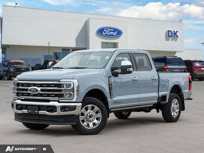 NEW 2026 Ford F-350 Super Duty King Ranch - Glacier Grey Metallic Tri-coat Exterior - $113,884 - Stock #D60837 - VIN 1FT8W3BT5TEE92834