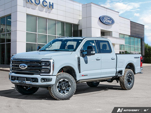 NEW 2026 Ford F-350 Super Duty Platinum Tremor - Glacier Gray Exterior - $126,525 - Stock #E60535 - VIN 1FT8W3BM7TEE28383