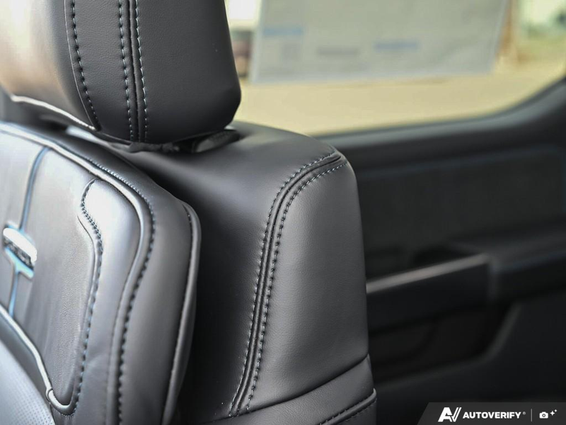 NEW 2026 Ford F-350 Super Duty Platinum Tremor - Agate Black Exterior / BLACK ONYX/BLUE LEATHER Interior - $128,953 - Stock #E60443 - VIN 1FT8W3BM7TED99614 - Photo 23