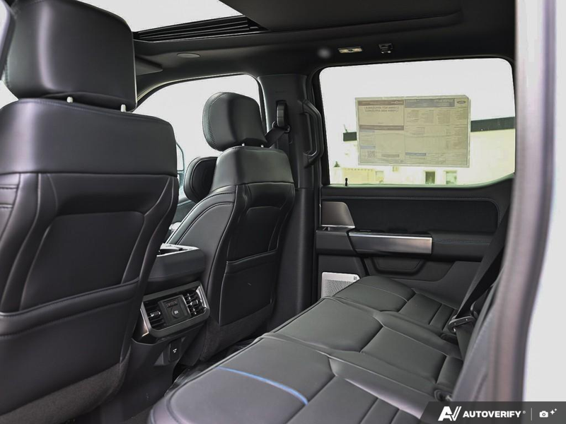 NEW 2026 Ford F-350 Super Duty Platinum Tremor - Glacier Gray Exterior / BLACK ONYX/BLUE LEATHER Interior - $129,903 - Stock #E60442 - VIN 1FT8W3BM1TED99091 - Photo 23