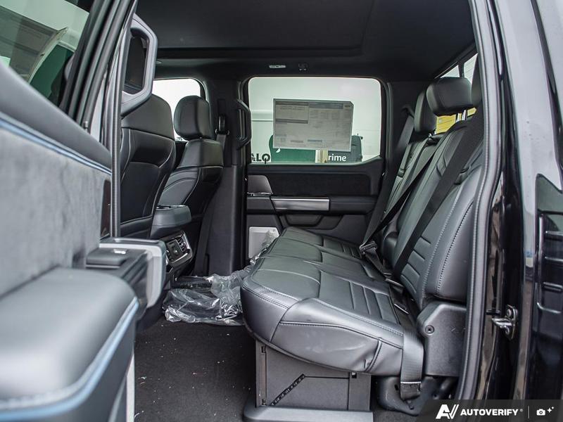 NEW 2026 Ford F-350 Super Duty Platinum Tremor - Agate Black Exterior / BLACK ONYX/BLUE LEATHER Interior - $128,953 - Stock #E60443 - VIN 1FT8W3BM7TED99614 - Photo 25
