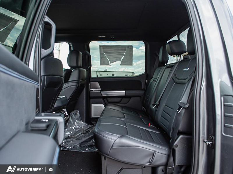 NEW 2026 Ford F-350 Super Duty Platinum - Carbonized Grey Metallic Exterior / BLACK ONYX/BLUE LEATHER Interior - $118,435 - Stock #D60444 - VIN 1FT8W3BMXTEE27115 - Photo 24