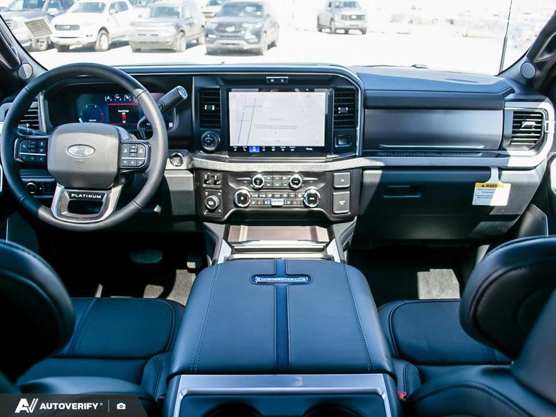 NEW 2026 Ford F-350 Super Duty Platinum - Agate Black Exterior / BLACK ONYX/BLUE LEATHER Interior - $126,361 - Stock #D60412 - VIN 1FT8W3BM0TEE29438 - Photo 26