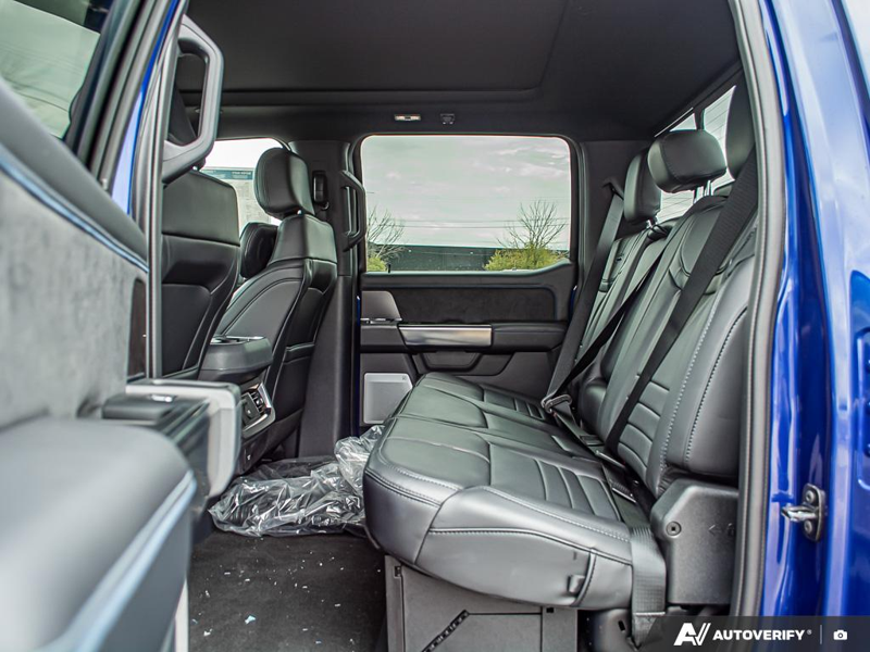 NEW 2026 Ford F-350 Super Duty Platinum Tremor - Argon Blue Metallic Exterior / BLACK ONYX/BLUE LEATHER Interior - $126,893 - Stock #E60017 - VIN 1FT8W3BM1TEC04574 - Photo 25