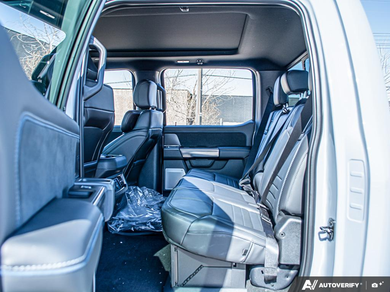 NEW 2026 Ford F-350 Super Duty Platinum Tremor - Glacier Gray Exterior / BLACK ONYX/BLUE LEATHER Interior - $126,525 - Stock #E60535 - VIN 1FT8W3BM7TEE28383 - Photo 25