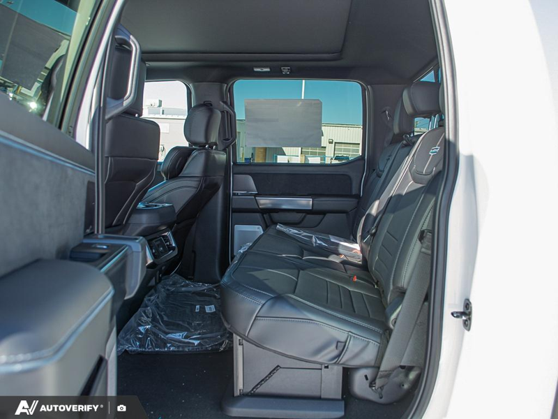 NEW 2026 Ford F-350 Super Duty Platinum - Star White Tri-coat Metallic Exterior / BLACK ONYX/BLUE LEATHER Interior - $116,061 - Stock #D60313 - VIN 1FT8W3BT6TED95352 - Photo 25