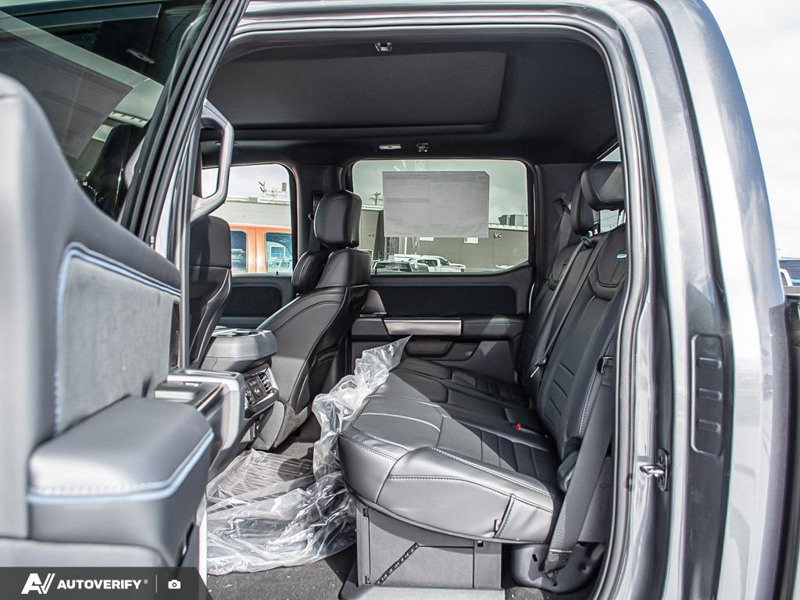 NEW 2026 Ford F-350 Super Duty Platinum - Carbonized Grey Metallic Exterior / BLACK ONYX/BLUE LEATHER Interior - $115,861 - Stock #D60348 - VIN 1FT8W3BT2TEE05424 - Photo 25