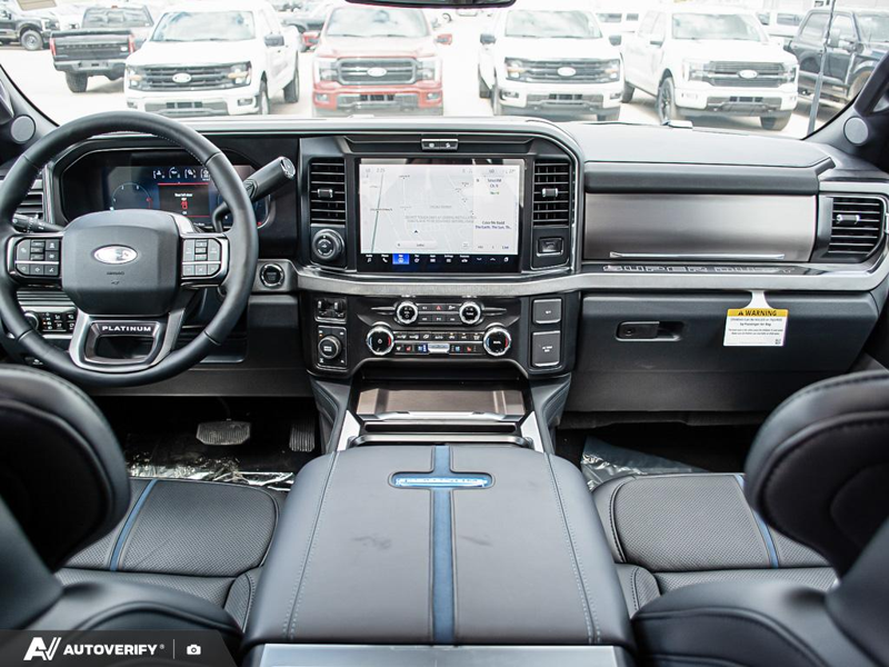 NEW 2026 Ford F-350 Super Duty Platinum - Agate Black Exterior / BLACK ONYX/BLUE LEATHER Interior - $114,915 - Stock #D60436 - VIN 1FT8W3BT6TEE26681 - Photo 25