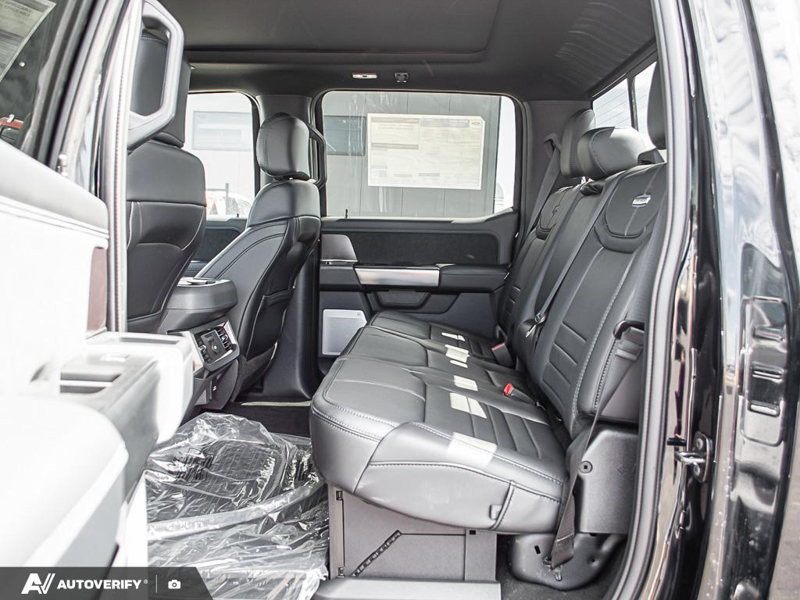 NEW 2026 Ford F-350 Super Duty Platinum - Agate Black Metallic Exterior / BLACK ONYX/PLATINUM BLUE, UNIQUE PLATINUM LEATHER 40/CONSOLE/40 Interior - $122,340 - Stock #D60703 - VIN 1FT8W3BM4TED65193 - Photo 25