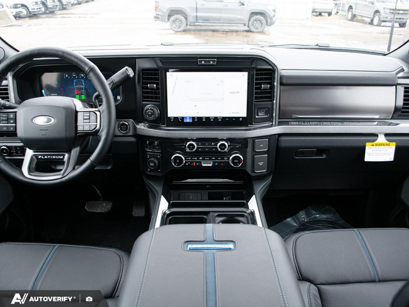NEW 2026 Ford F-350 Super Duty Platinum - Agate Black Exterior / BLACK ONYX/BLUE LEATHER Interior - $118,435 - Stock #D60306 - VIN 1FT8W3BM5TED97599 - Photo 26