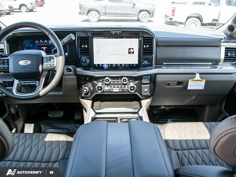 NEW 2026 Ford F-350 Super Duty Platinum - Star White Tri-coat Metallic Exterior / SMOKED TRUFFLE LEATHER Interior - $125,086 - Stock #D60606 - VIN 1FT8W3BM8TEE26769 - Photo 26