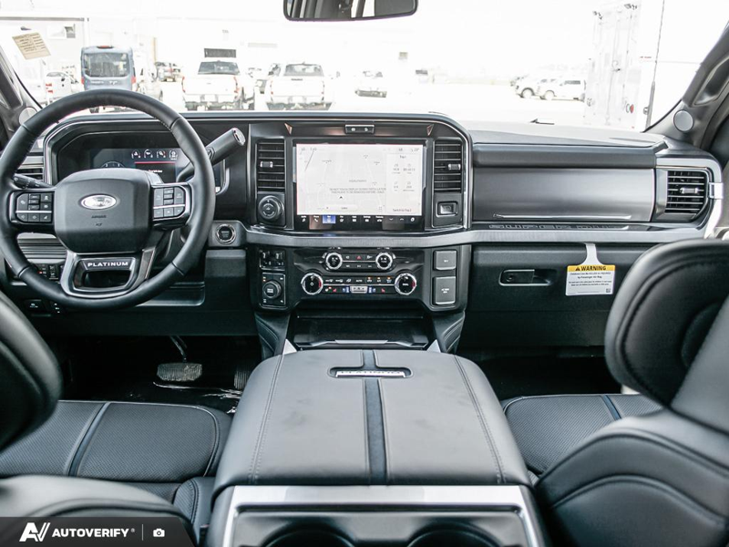 NEW 2026 Ford F-350 Super Duty Platinum - Star White Tri-Coat Exterior / BLACK ONYX/BLUE LEATHER Interior - $116,436 - Stock #D60597 - VIN 1FT8W3BT7TEE90714 - Photo 26