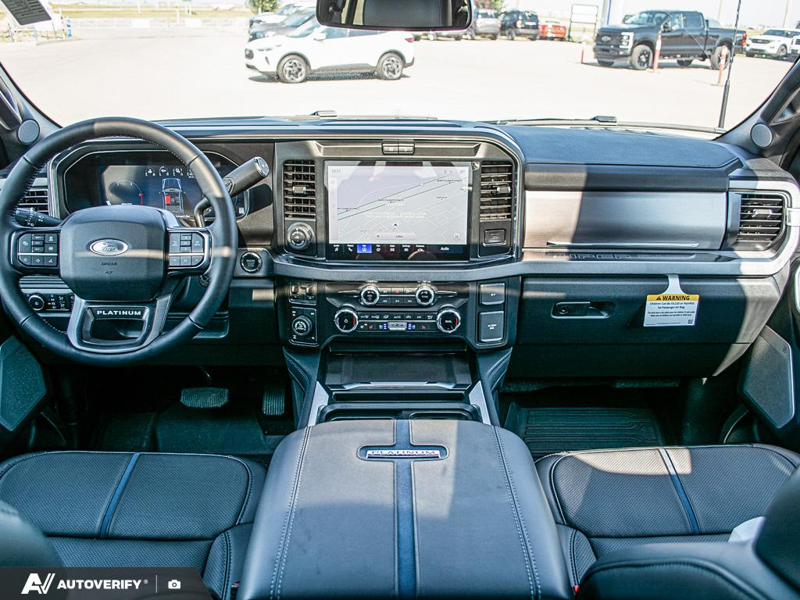 NEW 2026 Ford F-350 Super Duty Platinum - Avalanche Exterior / BLACK ONYX/PLATINUM BLUE, UNIQUE PLATINUM LEATHER 40/CONSOLE/40 Interior - $122,867 - Stock #D60791 - VIN 1FT8W3BMXTED92978 - Photo 26