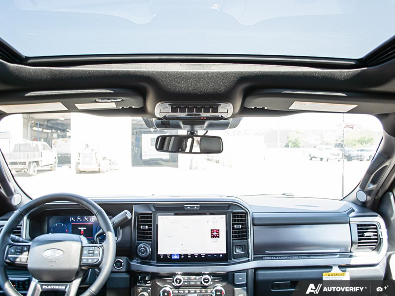 NEW 2026 Ford F-350 Super Duty Platinum Long Box - Agate Black Exterior / BLACK ONYX/BLUE LEATHER Interior - $124,898 - Stock #E60376 - VIN 1FT8W3BM2TED95941 - Photo 27