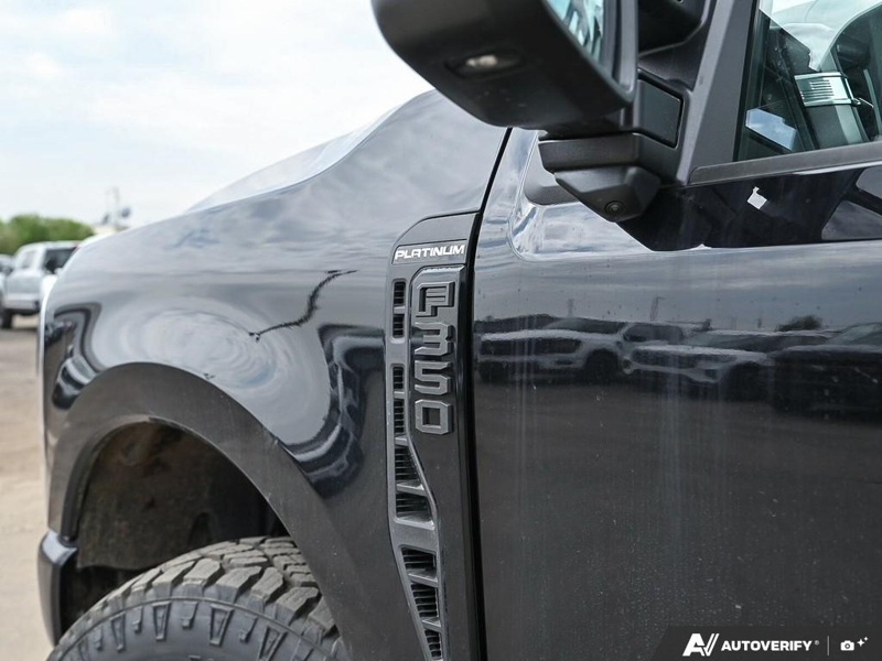 NEW 2026 Ford F-350 Super Duty Platinum Tremor - Agate Black Exterior / BLACK ONYX/BLUE LEATHER Interior - $128,953 - Stock #E60443 - VIN 1FT8W3BM7TED99614 - Photo 27