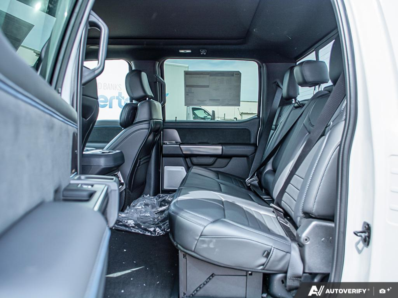 NEW 2026 Ford F-350 Super Duty Platinum Tremor - Avalanche Exterior / BLACK ONYX/BLUE LEATHER Interior - $126,953 - Stock #E60547 - VIN 1FT8W3BMXTEE28748 - Photo 27