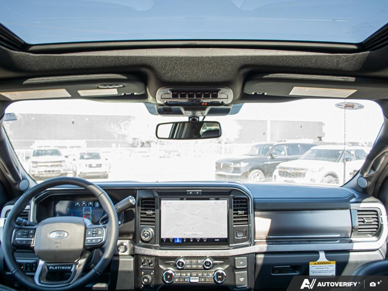 NEW 2026 Ford F-350 Super Duty Platinum - Star White Tri-coat Metallic Exterior / BLACK ONYX/BLUE LEATHER Interior - $124,848 - Stock #E60567 - VIN 1FT8W3BM4TEE27904 - Photo 27