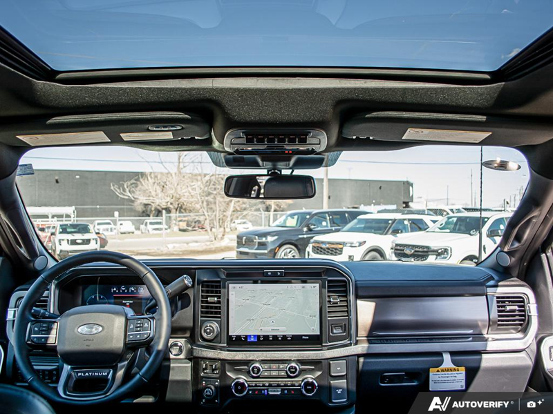 NEW 2026 Ford F-350 Super Duty Platinum Tremor - Glacier Gray Exterior / BLACK ONYX/BLUE LEATHER Interior - $126,525 - Stock #E60535 - VIN 1FT8W3BM7TEE28383 - Photo 27