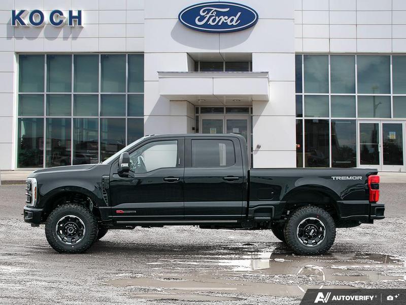 NEW 2026 Ford F-350 Super Duty Platinum Tremor - Agate Black Exterior / BLACK ONYX/BLUE LEATHER Interior - $128,953 - Stock #E60443 - VIN 1FT8W3BM7TED99614 - Photo 3