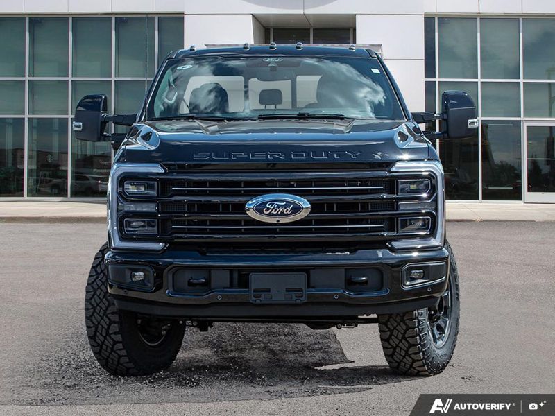 NEW 2026 Ford F-350 Super Duty Platinum Tremor - Agate Black Exterior / BLACK ONYX/BLUE LEATHER Interior - $128,853 - Stock #E60283 - VIN 1FT8W3BM8TED60496 - Photo 2
