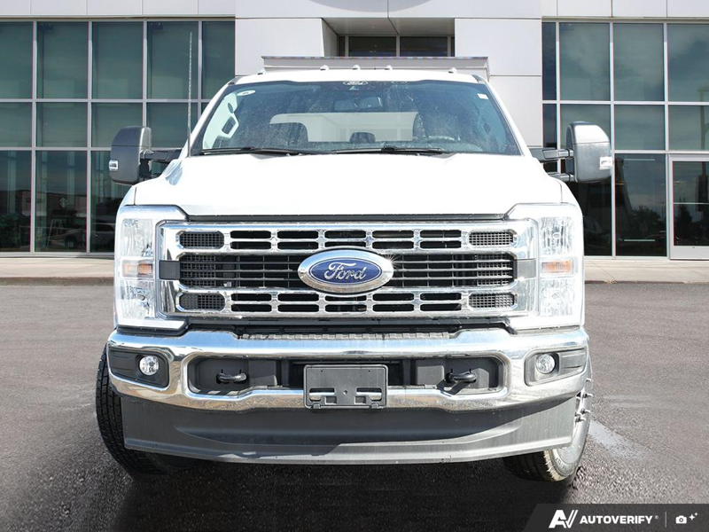 NEW 2026 Ford F-350 Super Duty XLT Cab N Chassis - Oxford White Exterior / MEDIUM DARK SLATE CLOTH Interior - $92,914 - Stock #E60337 - VIN 1FD8W3HT1TED93575 - Photo 2