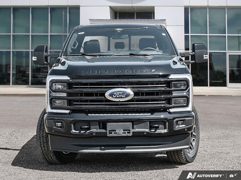 NEW 2026 Ford F-350 Super Duty Platinum Long Box - Agate Black Exterior / BLACK ONYX/BLUE LEATHER Interior - $124,898 - Stock #E60376 - VIN 1FT8W3BM2TED95941 - Photo 2