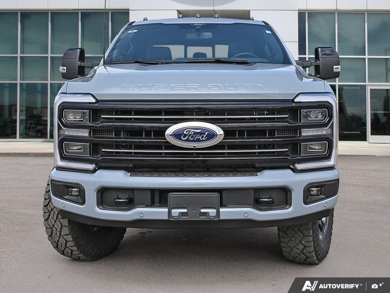 NEW 2026 Ford F-350 Super Duty Platinum Tremor - Glacier Gray Exterior / BLACK ONYX/BLUE LEATHER Interior - $129,903 - Stock #E60442 - VIN 1FT8W3BM1TED99091 - Photo 2
