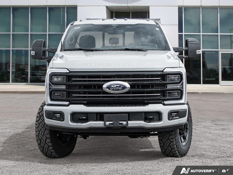 NEW 2026 Ford F-350 Super Duty Platinum Tremor - Avalanche Exterior / BLACK ONYX/BLUE LEATHER Interior - $126,953 - Stock #E60547 - VIN 1FT8W3BMXTEE28748 - Photo 2