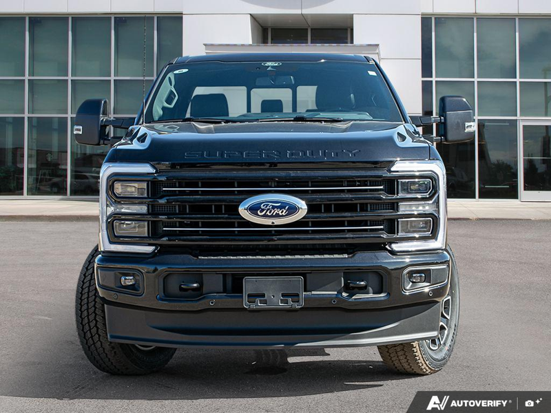 NEW 2026 Ford F-350 Super Duty Platinum - Agate Black Exterior / BLACK ONYX/BLUE LEATHER Interior - $122,298 - Stock #E60572 - VIN 1FT8W3BM9TEE28806 - Photo 2