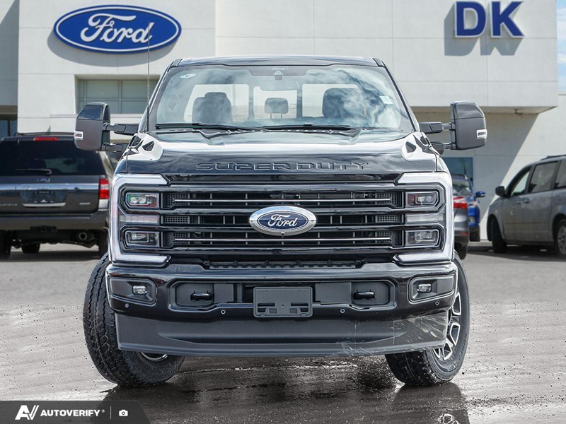 NEW 2026 Ford F-350 Super Duty Platinum - Agate Black Exterior / BLACK ONYX/BLUE LEATHER Interior - $115,261 - Stock #D60311 - VIN 1FT8W3BT6TED85081 - Photo 2