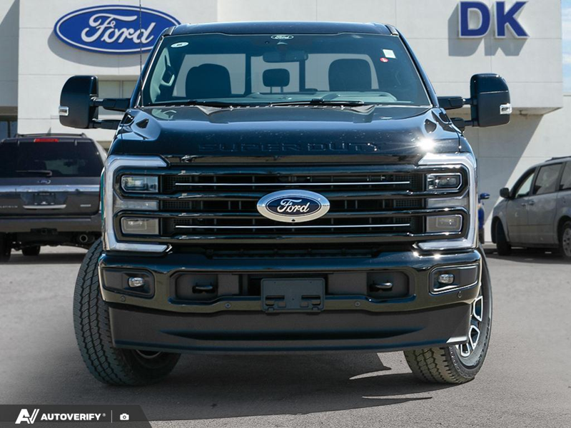 NEW 2026 Ford F-350 Super Duty Platinum - Agate Black Exterior / BLACK ONYX/BLUE LEATHER Interior - $118,435 - Stock #D60434 - VIN 1FT8W3BM6TEE29167 - Photo 2