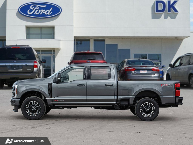 NEW 2026 Ford F-350 Super Duty Platinum - Carbonized Grey Metallic Exterior / BLACK ONYX/BLUE LEATHER Interior - $118,435 - Stock #D60444 - VIN 1FT8W3BMXTEE27115 - Photo 2