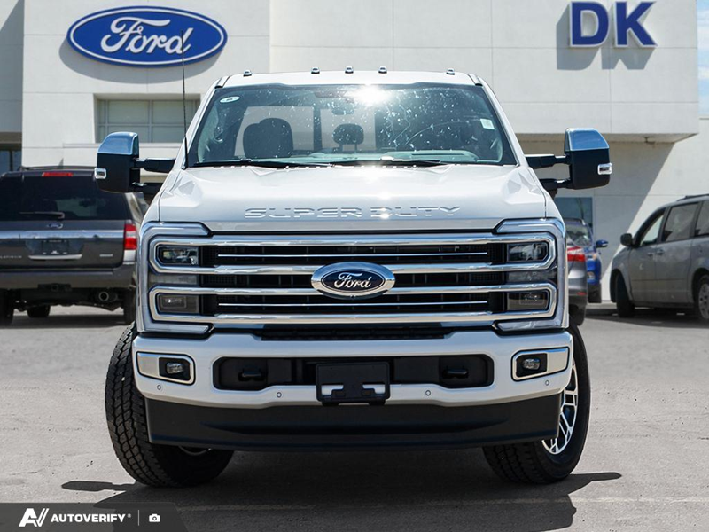NEW 2026 Ford F-350 Super Duty Platinum - Star White Tri-coat Metallic Exterior / SMOKED TRUFFLE LEATHER Interior - $125,086 - Stock #D60606 - VIN 1FT8W3BM8TEE26769 - Photo 2