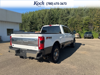 NEW 2026 Ford F-350 Super Duty King Ranch - Star White/marsh Grey Accent Exterior - $112,468 - Stock #A26018 - VIN 1FT8W3BT8TED18353