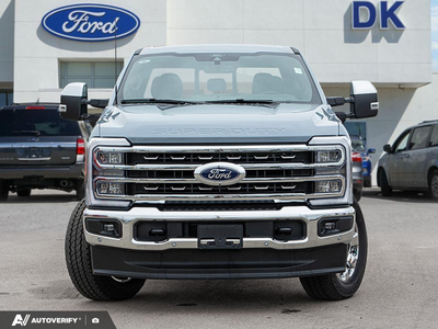 NEW 2026 Ford F-350 Super Duty King Ranch - Glacier Grey Metallic Tri-coat Exterior - $120,680 - Stock #D60837 - VIN 1FT8W3BT5TEE92834