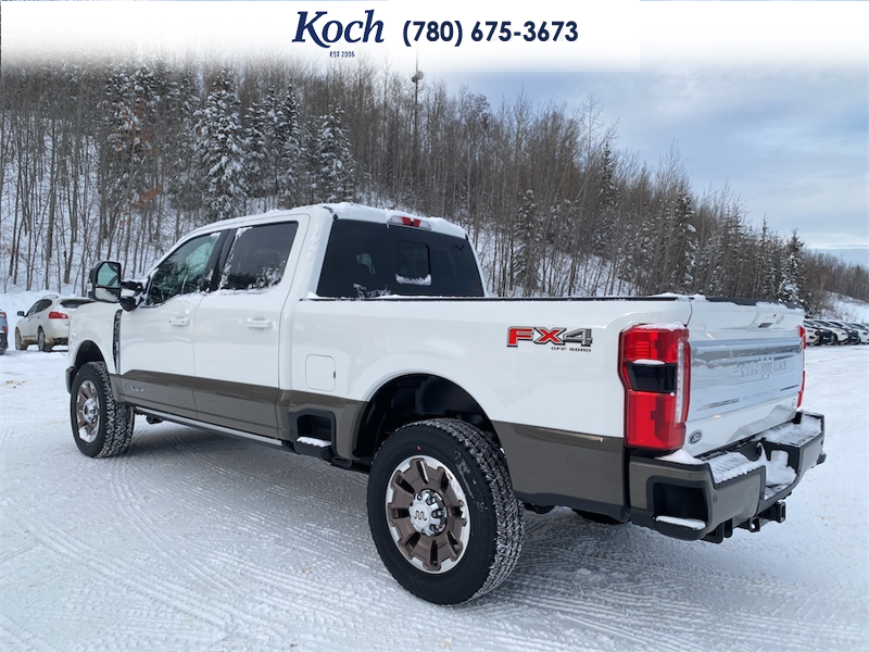 NEW 2026 Ford F-350 Super Duty King Ranch - Star White/marsh Grey Accent Exterior / JAVA LEATHER Interior - $119,768 - Stock #A26018 - VIN 1FT8W3BT8TED18353 - Photo 3